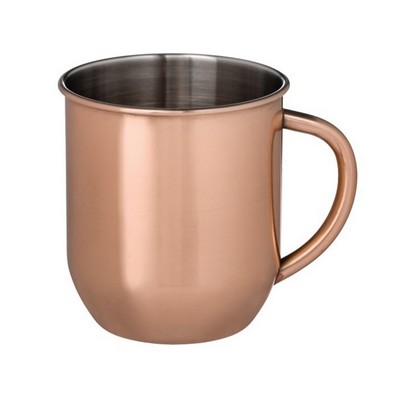 Copper Plated Mule Stainless Steel Mug, 17 oz.